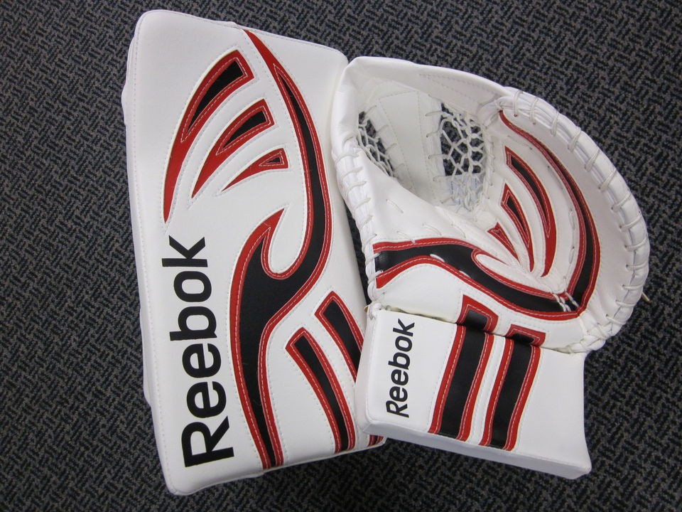 BRAND NEW Reebok Larceny Pro Goalie Catcher and Blocker CHICAGO