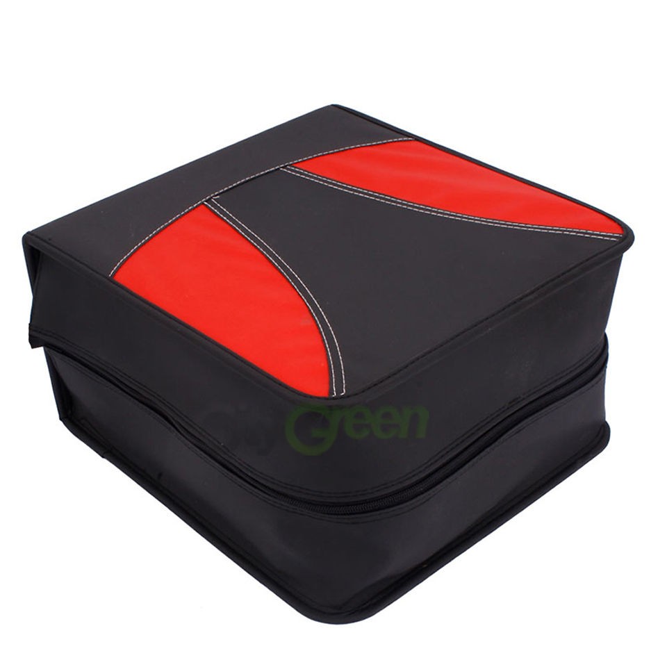 512 Disc CD DVD Wallet Holder DJ Storage Case Bag Album Nubuck leather 