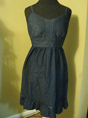 new Cato blue jean denim dress 4 junior miss casual career wear 