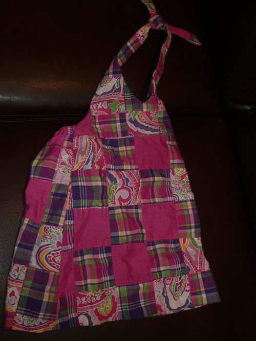 2T Kellys Kids plaid Madris Halter dress pink XXS EUC