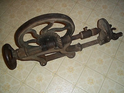 ANTIQUE Champion Blower ? VINTAGE DRILL PRESS OLD WOODWORK TOOL