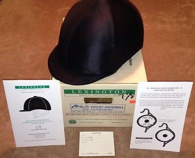 Lexington Low Profile Velveteen Hunt Cap  Riding Helmet