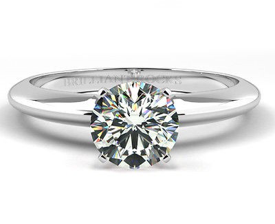 11,570 Certified 14K White Gold 1 Carat E Colorless SI2 Natural 