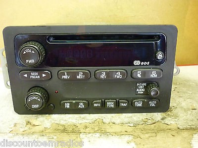 00 05 Chevrolet Impala Malibu Radio Cd Player 09394149 *