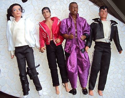 Vintage 80s 90s Music Celbrity Dolls Michael Jackson MC Hammer Jordan 