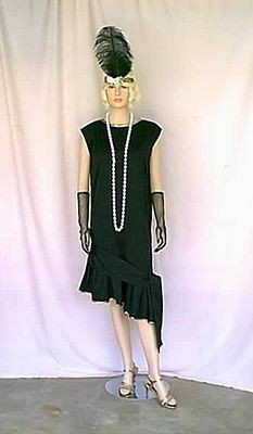 Charleston 1920s Style Flapper 4 Piece Costume