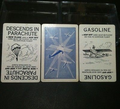 1927 Scarce Lindbergh Playing Cards Historic Airplane Aviation DD Rare 