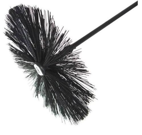 CHIMNEY SWEEPING SWEEP BRUSH FOR DRAIN RODS SET 10