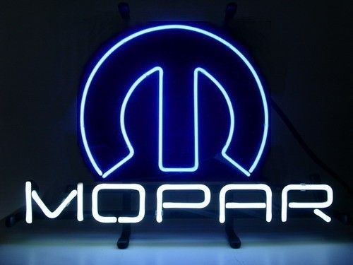 15x11 Mopar Logo Beer Bar Pub StoreDisplay Light Neon Sign N44 Blue