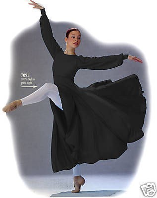 SKY BLUE Liturgical Praise Church Dance Dress 230 A 5 6