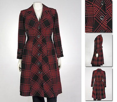 NEW Zaftique PLAID SWING COAT Red/Black (FEW LEFT) 4Z / 28 / 4X