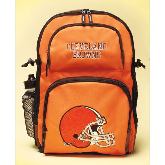 CLEVELAND BROWNS BACKPACK BOOK BAG & WATER BOTTLE NEW