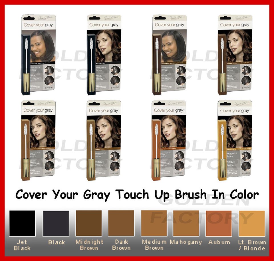   YOUR GRAY INSTANT TOUCH UP BRUSH IN HAIR COLORS   PICK YOUR COLOR