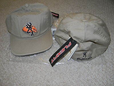 BROWNING CLAY TARGET HAT TAN SKEET TRAP SPORTING CLAYS SHOOTING HAT