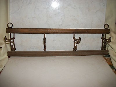   primitive hat or coat hanger ,UK origin 1925 handmade ,4 hooks