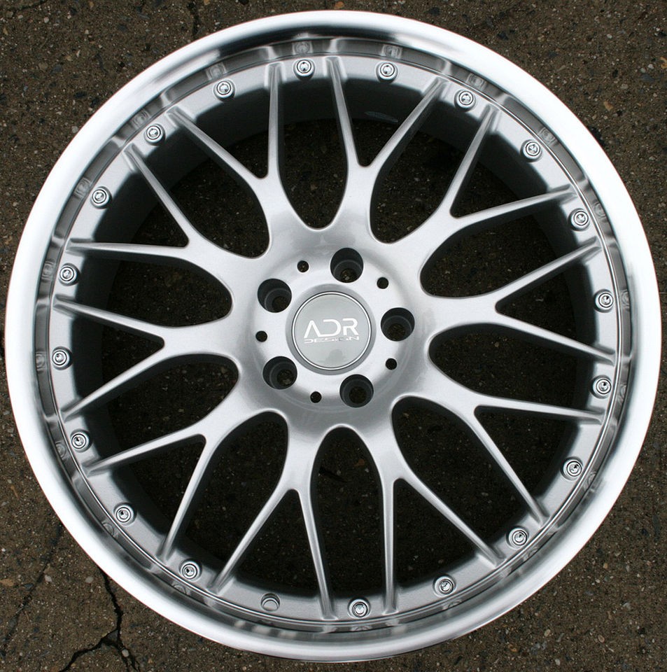 ADR M CLASSIC 20 SILVER RIMS WHEELS MAGNUM RT BASE RWD / 20 x 8.5 5H 