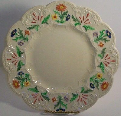 VTG COALPORT ENGLAND AD 1750 KINGS WARE 9 DINNER PLATE FLOWER ESTATE 