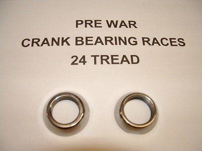 VINTAGE BICYCLE PRE WAR CRANK BEARING RACES COLUMBIA, ROLLFAST, MONARK