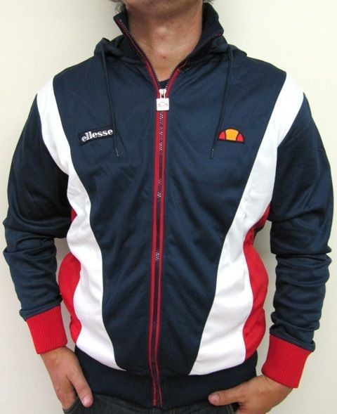 Ellesse Heritage 80s Vilas Track Top Navy/White/Red S,M,L,XL