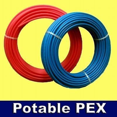 COMBO 2 rolls 1/2 x 100ft PEX Tubing for Potable Water