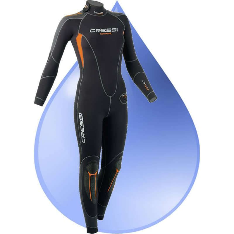 CRESSI COMFORT PLUS Ladies Semi Dry   Ultra Stretch   5mm Neoprene WET 