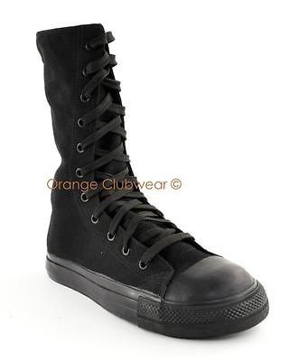DEMONIA Tyrant 201ST Mens STEEL TOE Goth Punk Sneakers Casual Gothic 