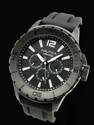 NEW Men’s NAUTICA NSR 05 DAY DATE 24 HR TIME 330FT WATER RESISTANT 