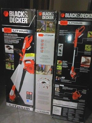   Black & Decker 20V Max Lithium Ion Cordless 12 in Trimmer Edger LST220