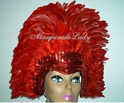   showgirl headpiece headdress las vegas dancer costume accessories