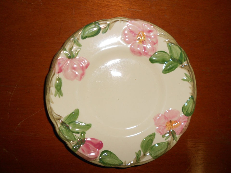 Vintage Franciscan China Earthenware Desert Rose Pattern 6 1/2 