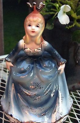 VINTAGE LEFTON ARDALT HAND PAINTED SHABBY CHIC CINDERELLA PRINCESS 