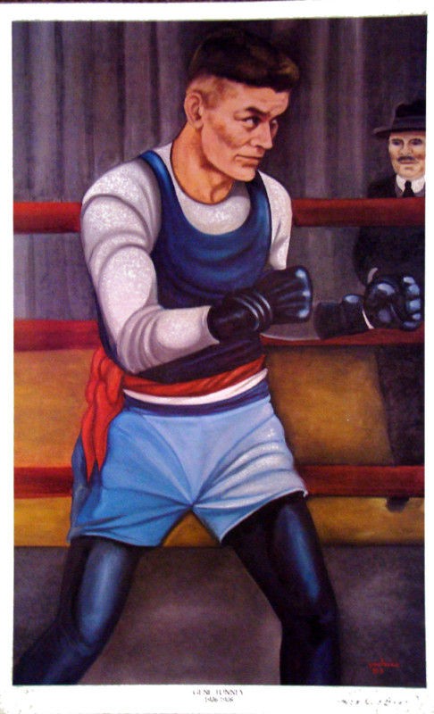 Gene Tunney Ferdie Pacheco Limited Edition Print