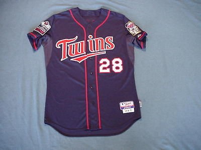 Jessie Crain 2010 Minnesota Twins game used jersey