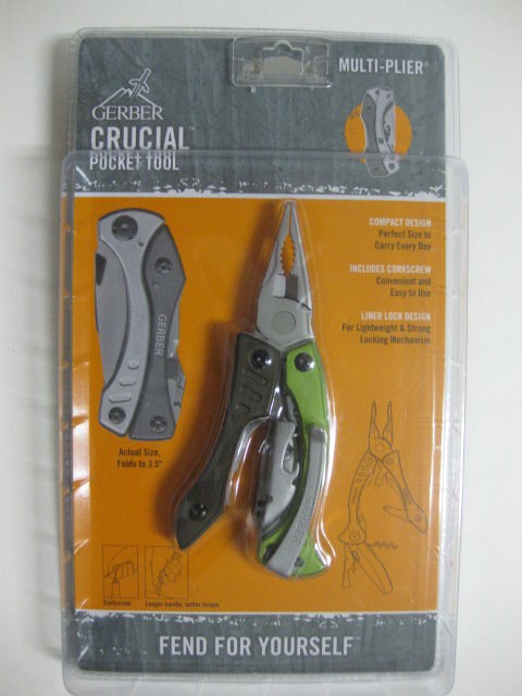 GERBER Crucial Pocket Tool Multi Plier 31 000620T FACTORY SEALED 