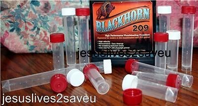 Blackhorn 209 Muzzleloader Powder Charge Tubes 25 Speedloader Black 