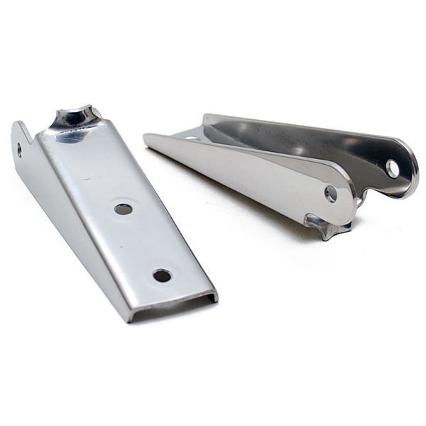 STANDARD 5 3/8 INCH SS BOAT LADDER BRACKETS (PAIR)