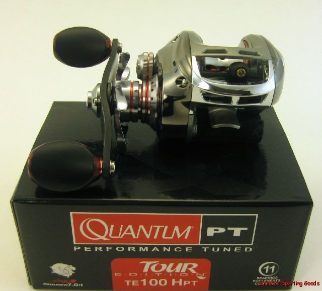 QUANTUM TOUR TE100HPT 7.01 BURNER RIGHT HAND BAITCAST REEL