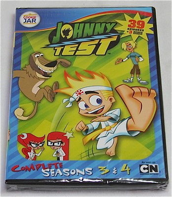 Johnny Test The Complete Seasons 3 & 4 (DVD, 2011, 4 Disc Set)