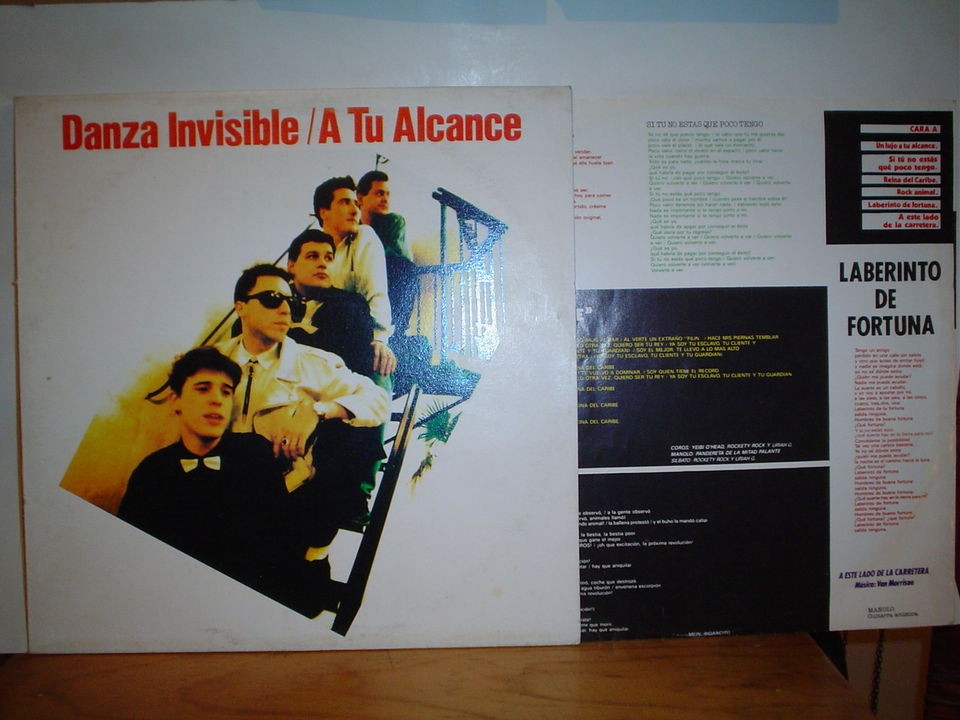 DANZA INVISIBLE A TU ALCANCE MEXICAN LP ROCK EN ESPANOL SPAIN MEXICO