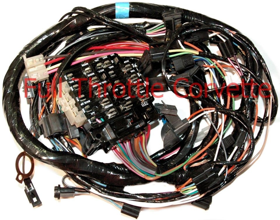 1978 2nd Design Corvette Dash Wiring Harness NEW