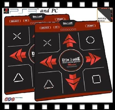 2x Playstation 3, PS3, PC DDR Master Dance Pad Mats