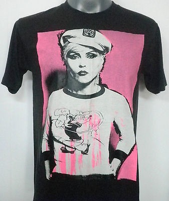 BLONDIE DEBBIE HARRY T SHIRT BLACK SIZE Large