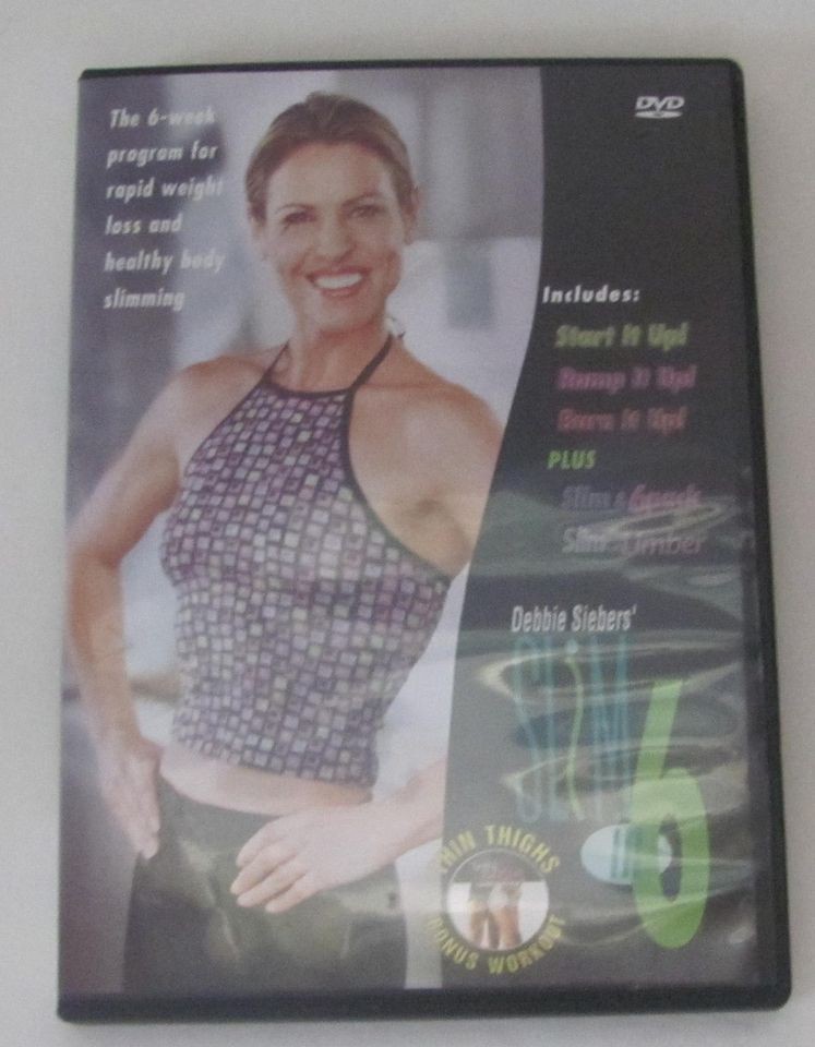 Debbie Siebers Slim In 6 SIX Fitness Workout Set 2  DVD Disc by 