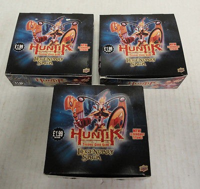 Upper Deck Huntik Trading Card Game TCG Legendary Saga Boxes   24 