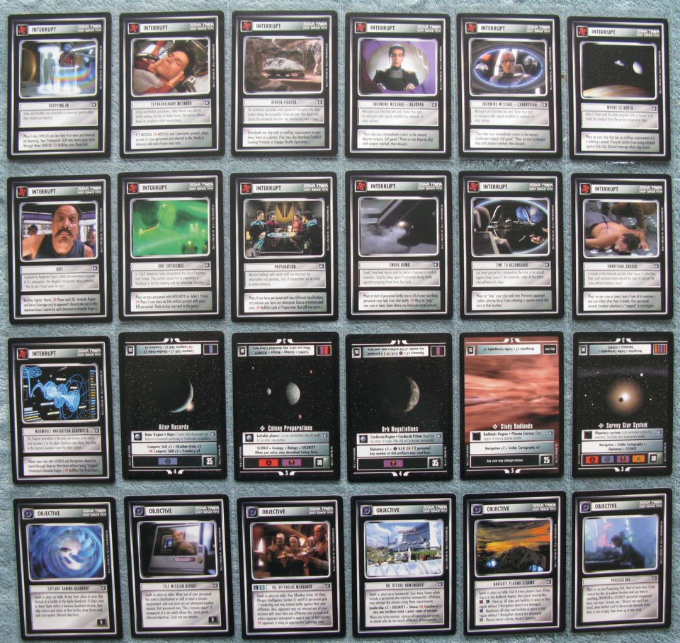 Star Trek CCG Deep Space Nine Uncommon Cards 31   54, Part 2/3 (1E DS9 