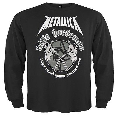 Metallica   Little Horsemen Toddler Long Sleeve Music Band Tee Shirt