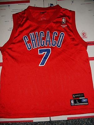   Ben GORDON Chicago BULLS / STAGS 1946 47 THROWBACK Jersey Youth L NICE