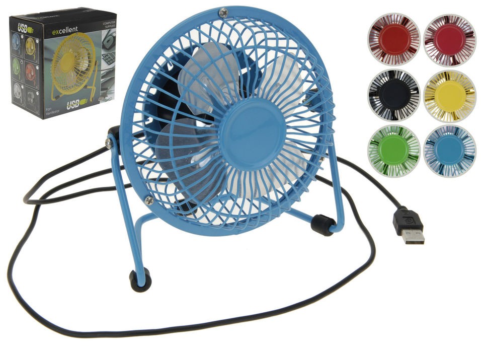 DESK TOP FAN PORTABLE COMPUTER LAPTOP PC COOLER COOLING POWERFUL QUIET 