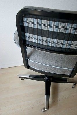 Vintage Tanker Desk Chairs in Wool Felt