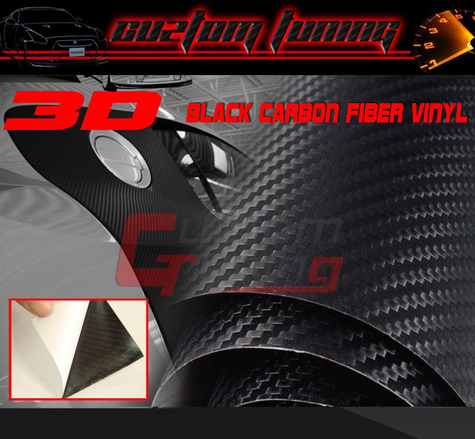 HONDA/ACURA/MA​ZDA HOOD 3D Carbon Fiber Film 50X 60 (Fits More 